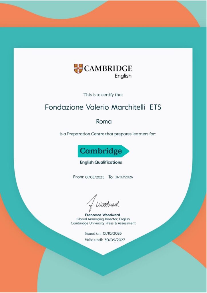 Cambridge English Preparation Centre Anemos Arts Roma